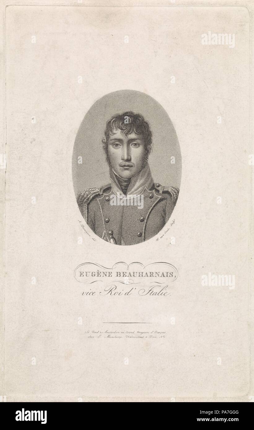 Eugène de Beauharnais (17811824), Viceroy of the Kingdom of Italy, Grand Duke of Frankfurt