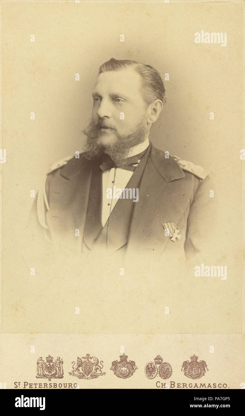 Portrait of Grand Duke Konstantin Nikolayevich of Russia (1827-1892). Museum: Russian State Film and Photo Archive, Krasnogorsk. Stock Photo