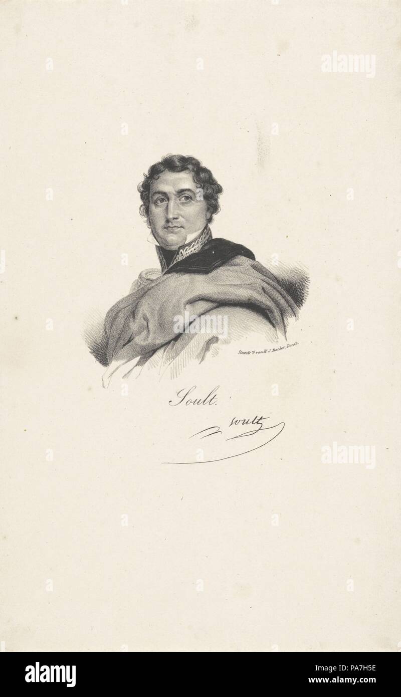 Nicolas Jean-de-Dieu Soult (1769-1852). Museum: PRIVATE COLLECTION. Stock Photo
