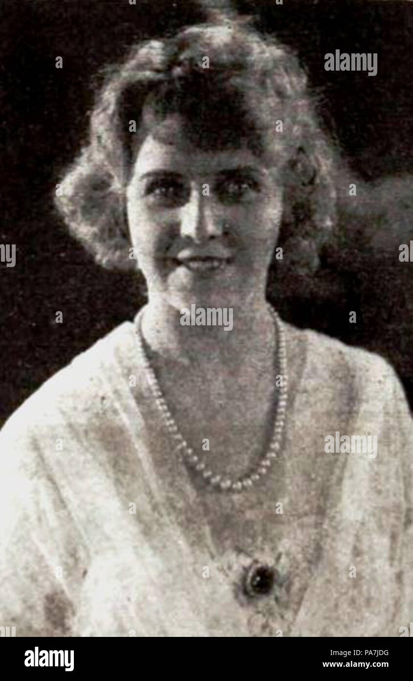 530 Diana Allen - Jul 1921 EH Stock Photo