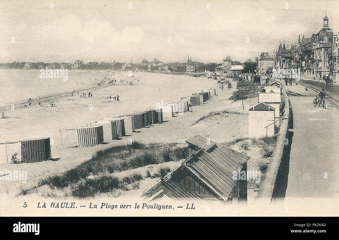 151 La Baule Fr 44 La Plage 01 Stock Photo 212839661 Alamy