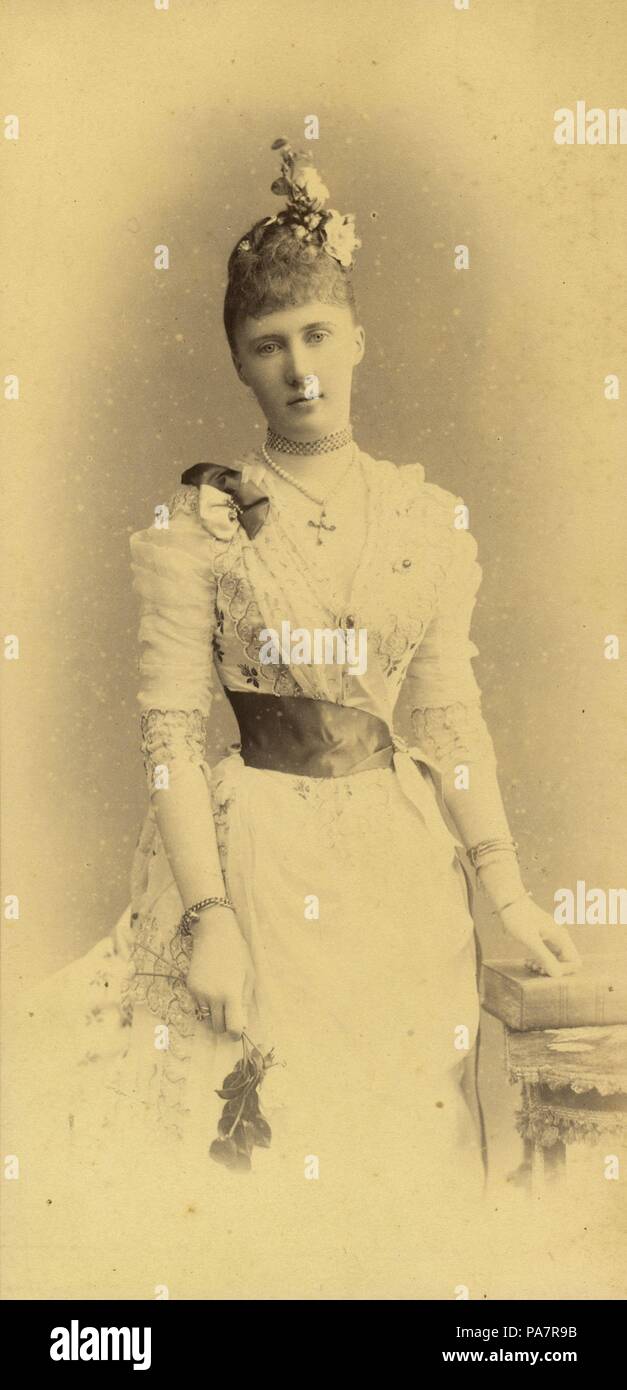 Portrait of Grand Duchess Elizaveta Mavrikievna of Russia (1865-1927). Museum: Russian State Film and Photo Archive, Krasnogorsk. Stock Photo