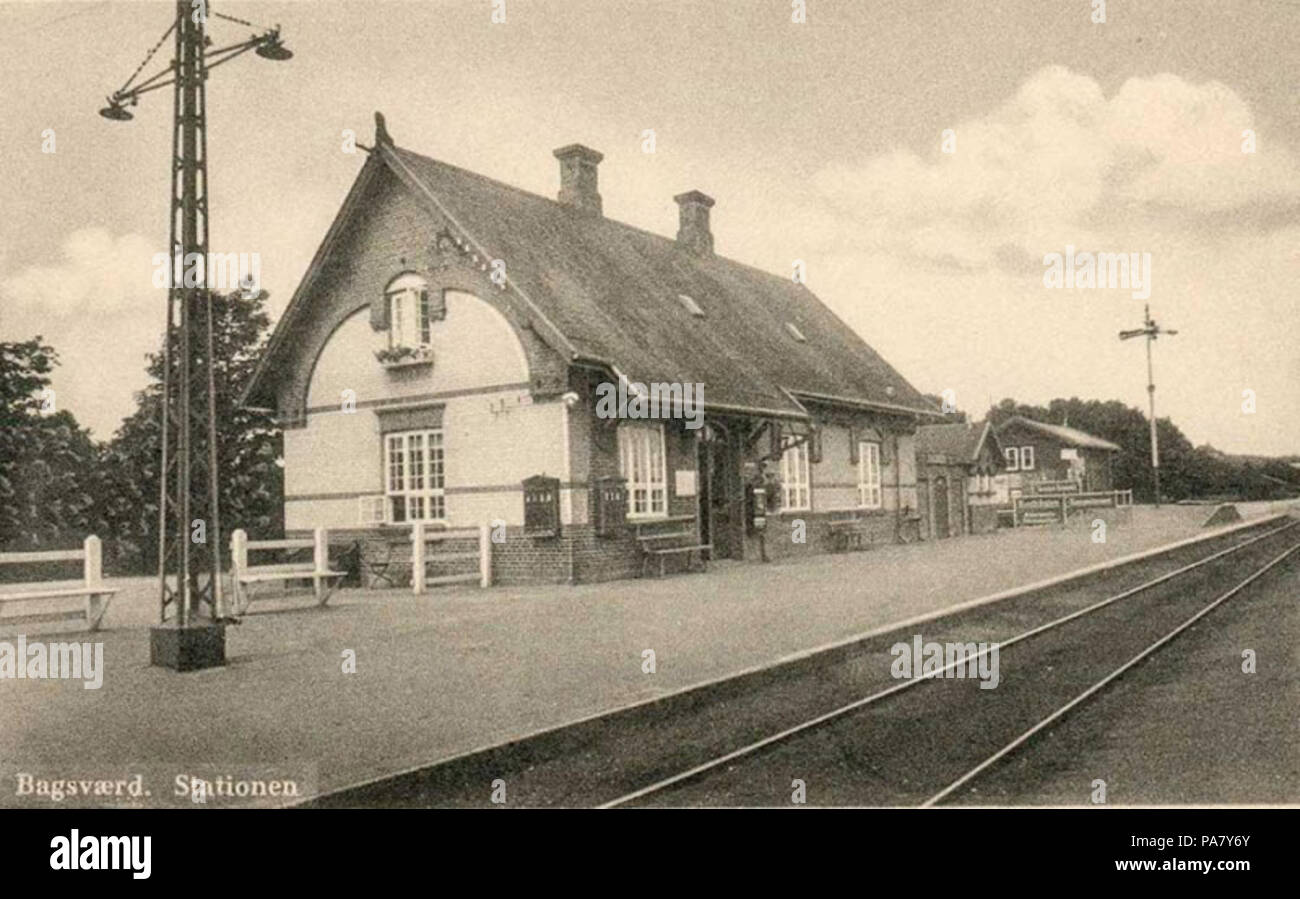 28 Bagsværd Station vintage photo Stock Photo - Alamy