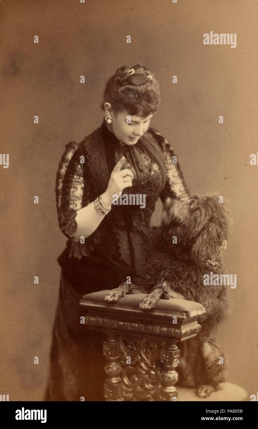 Grand Duchess Maria Pavlovna of Russia (1854-1920). Museum: Russian State Film and Photo Archive, Krasnogorsk. Stock Photo