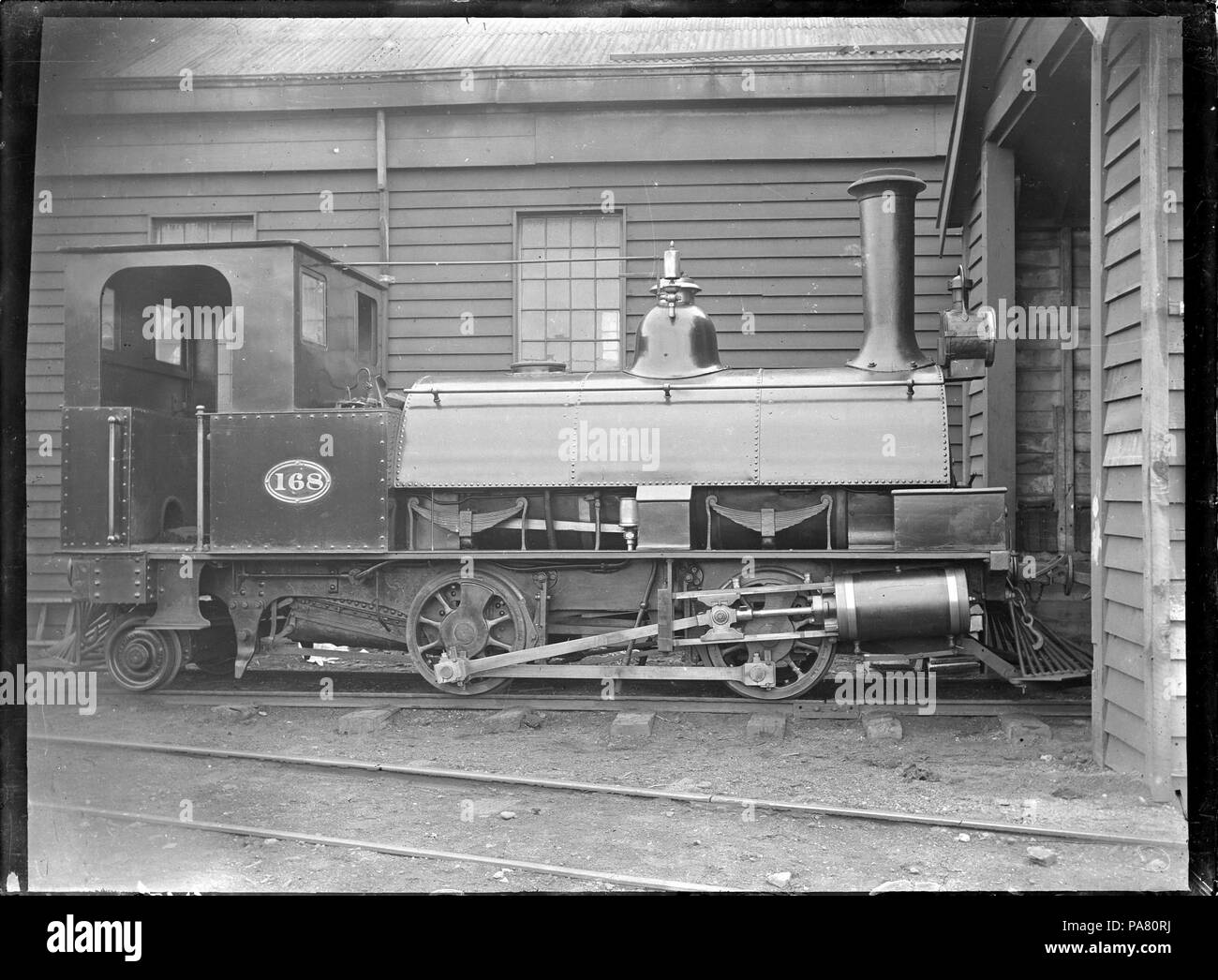 43 C class steam locomotive, New Zealand Railways number 168 (0-4-2T). ATLIB 276275 Stock Photo