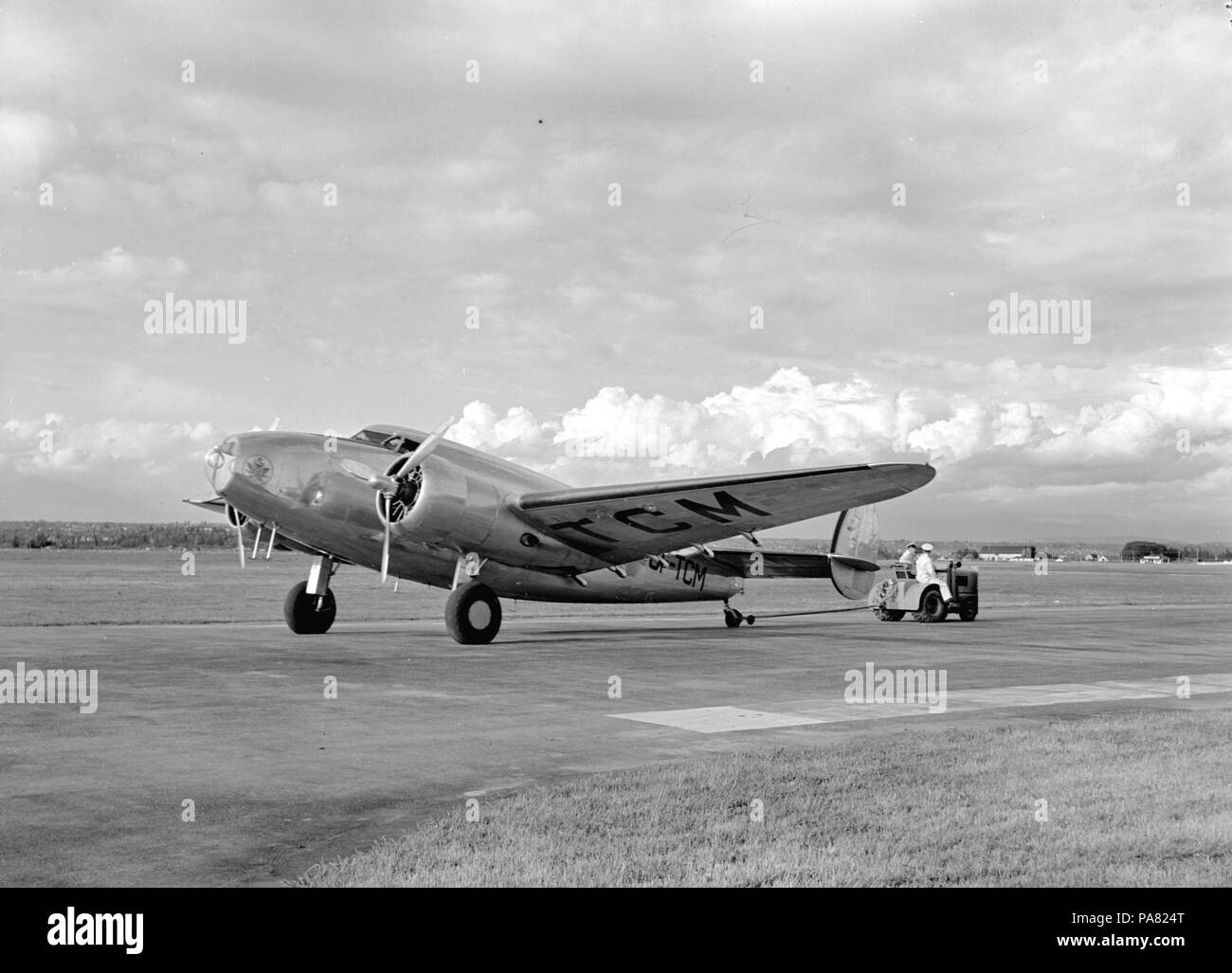 49 CF-TCM Lockheed Super Electra Stock Photo