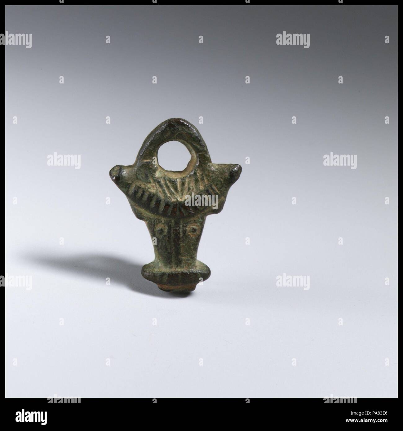 Amulet. Dimensions: length 5.11 cm.. Museum: Metropolitan Museum of Art, New York, USA. Stock Photo