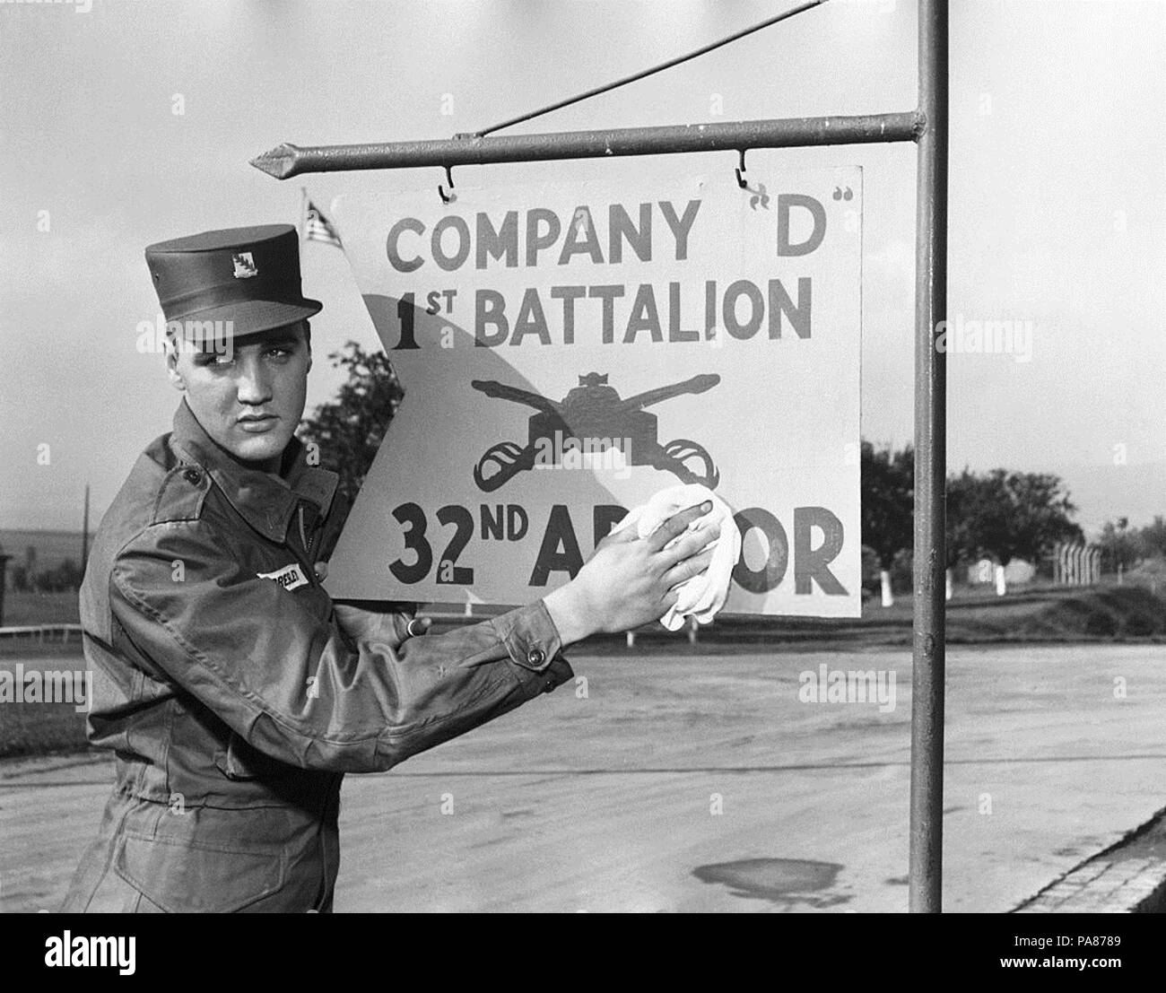 74 Elvis Presley in Germany 2 Stock Photo