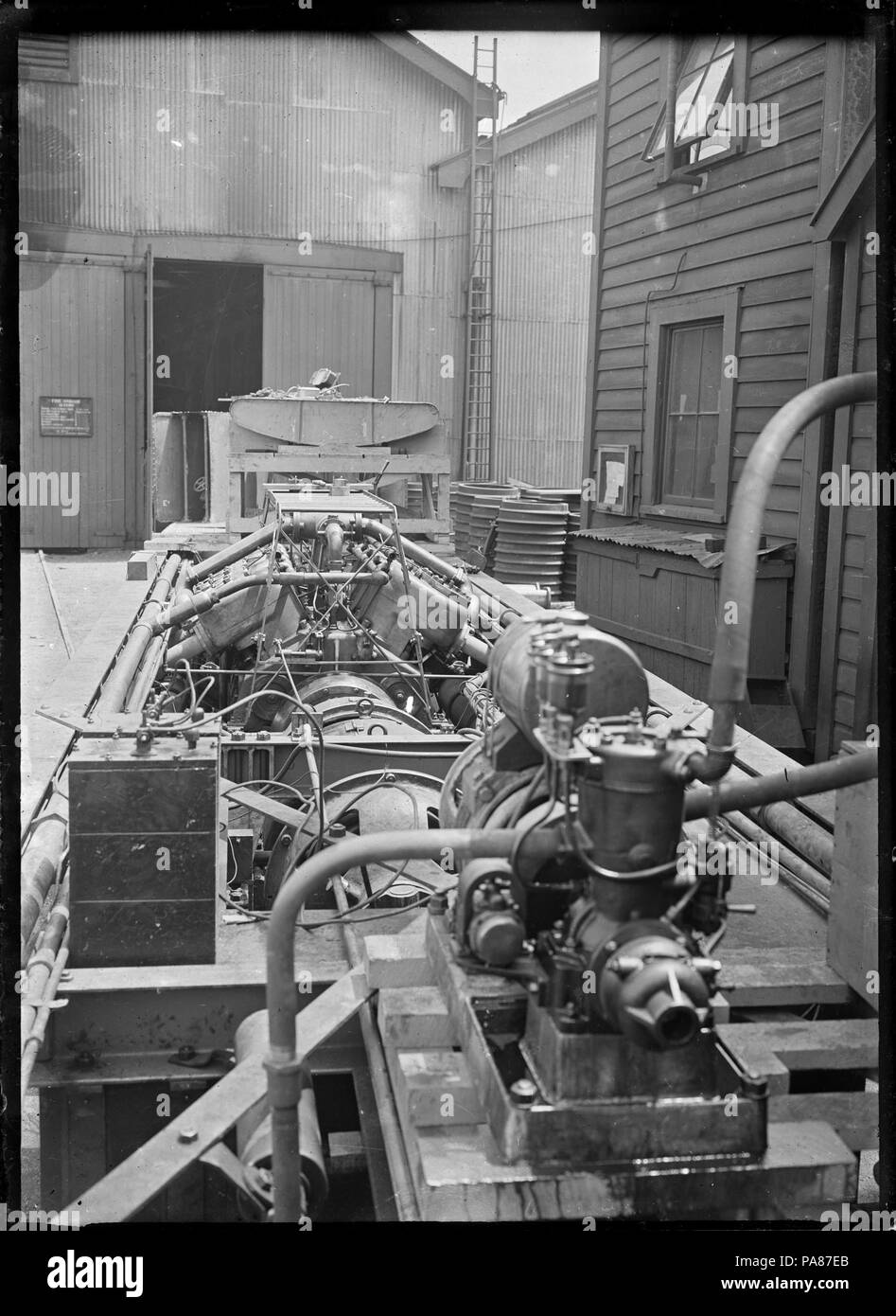 75 Engine of Rail Motor No. 3, Thomas Transmission Car, 1916 ATLIB