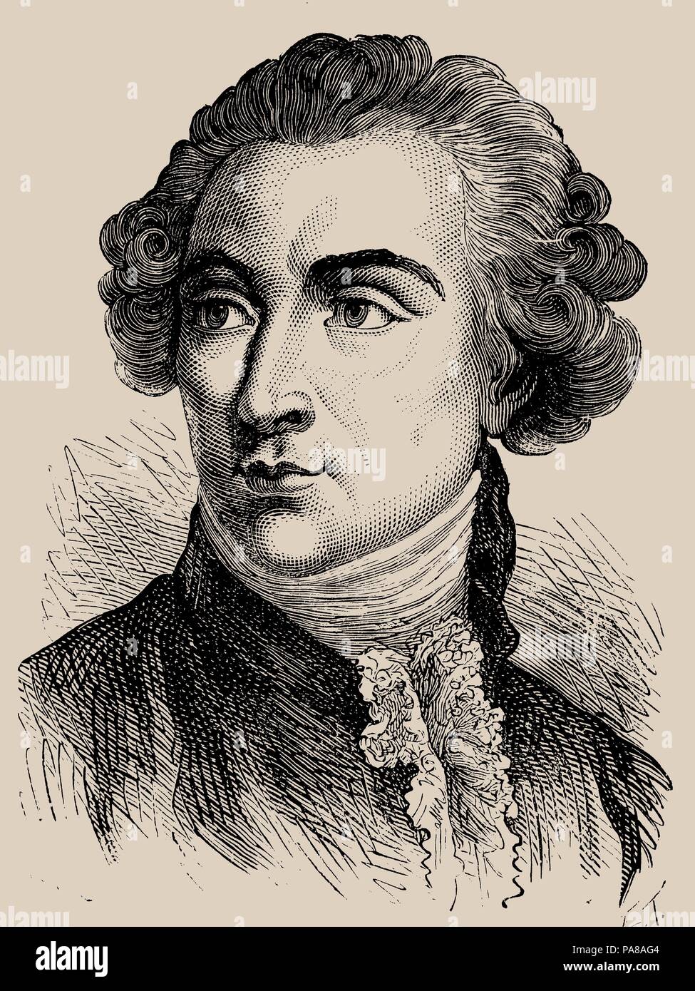 PierreAmbroiseFrançois Choderlos de Laclos (17411803). Museum PRIVATE COLLECTION Stock Photo