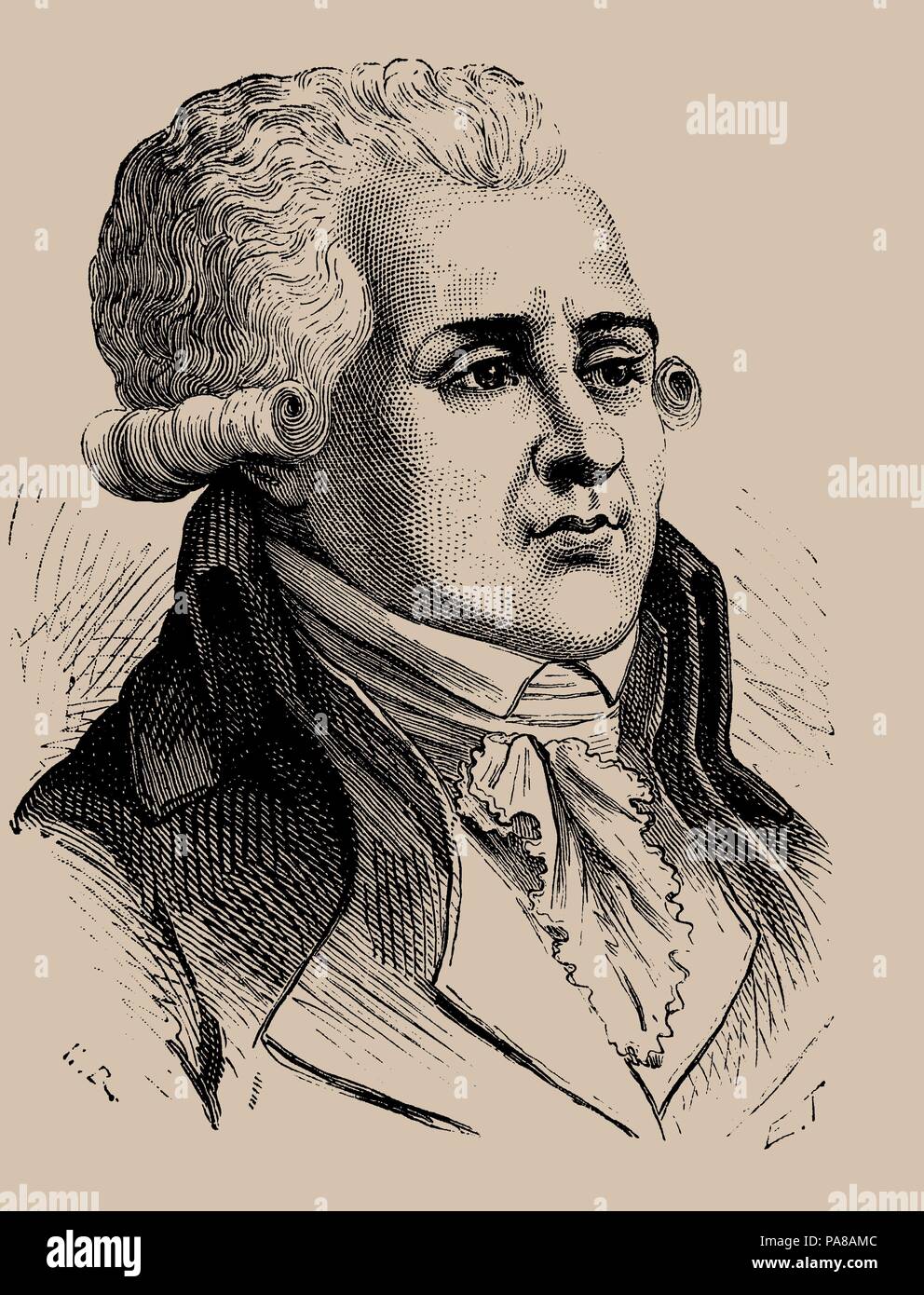 Augustin Robespierre (17631794). Museum PRIVATE COLLECTION Stock