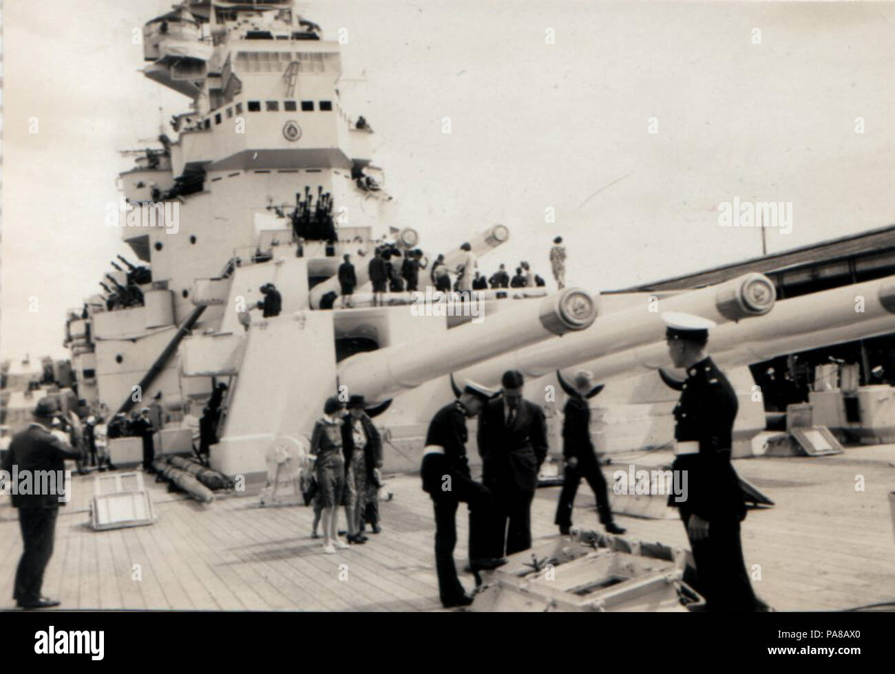 42 British battleship Stock Photo