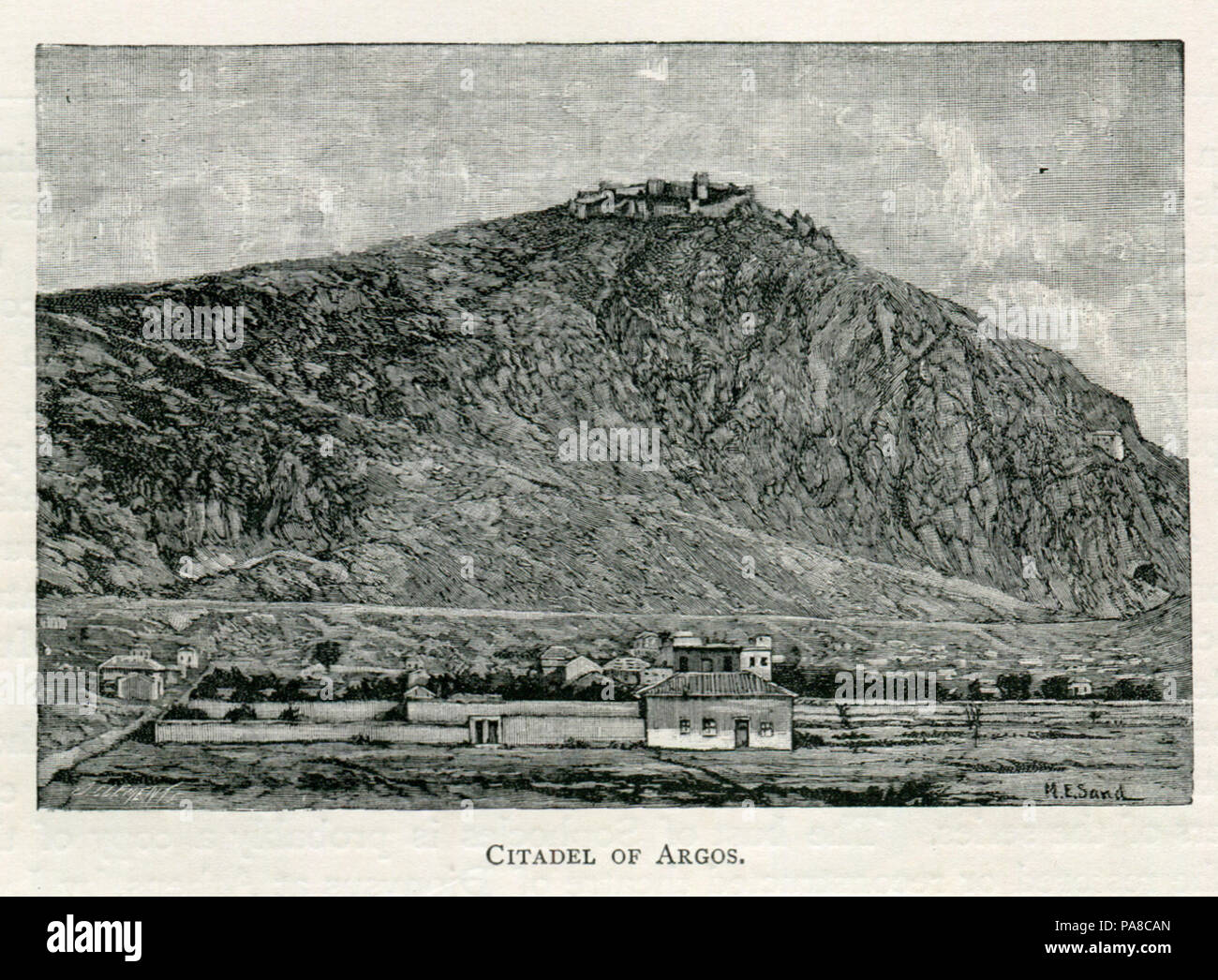 52 Citadel of Argos Mahaffy John Pentland 1890 Stock Photo Alamy