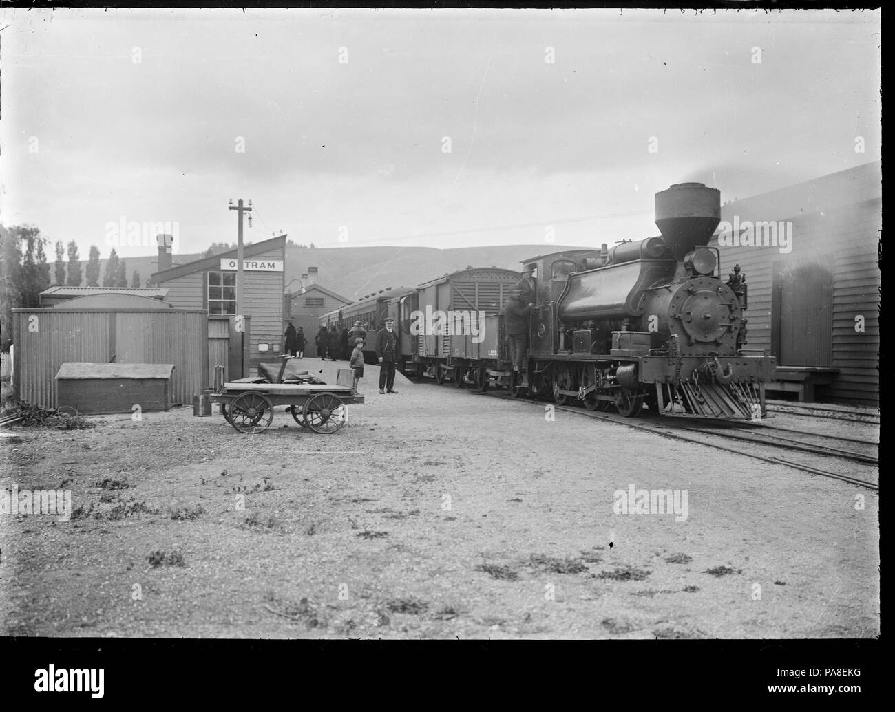 78 F class steam locomotive number 113 at Outram Railway Station ATLIB 264651 Stock Photo