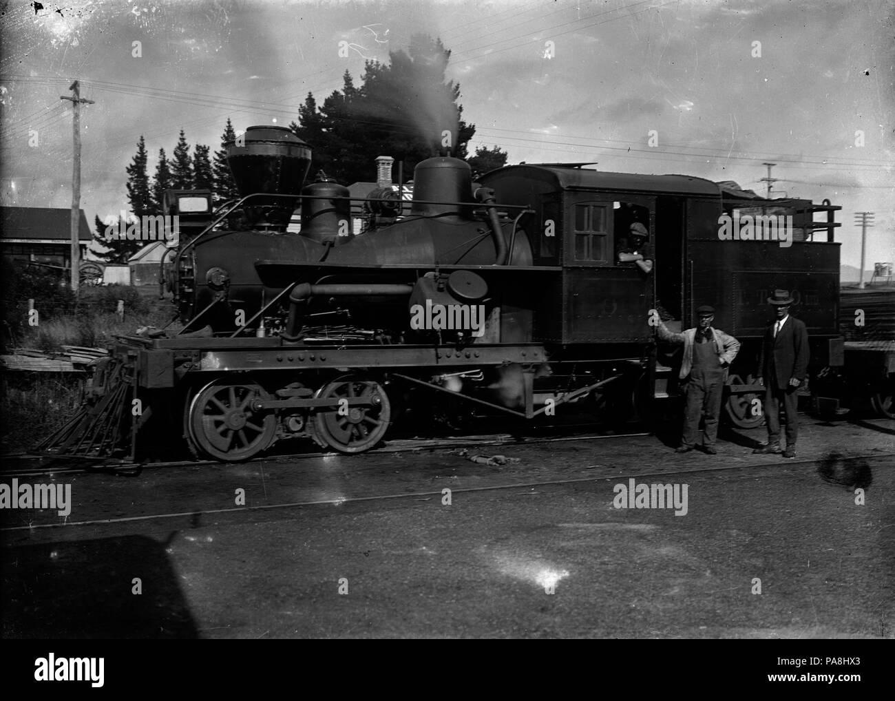 112 Heisler locomotive number 9, of the Taupo Totara Timber Company ATLIB 179988 Stock Photo