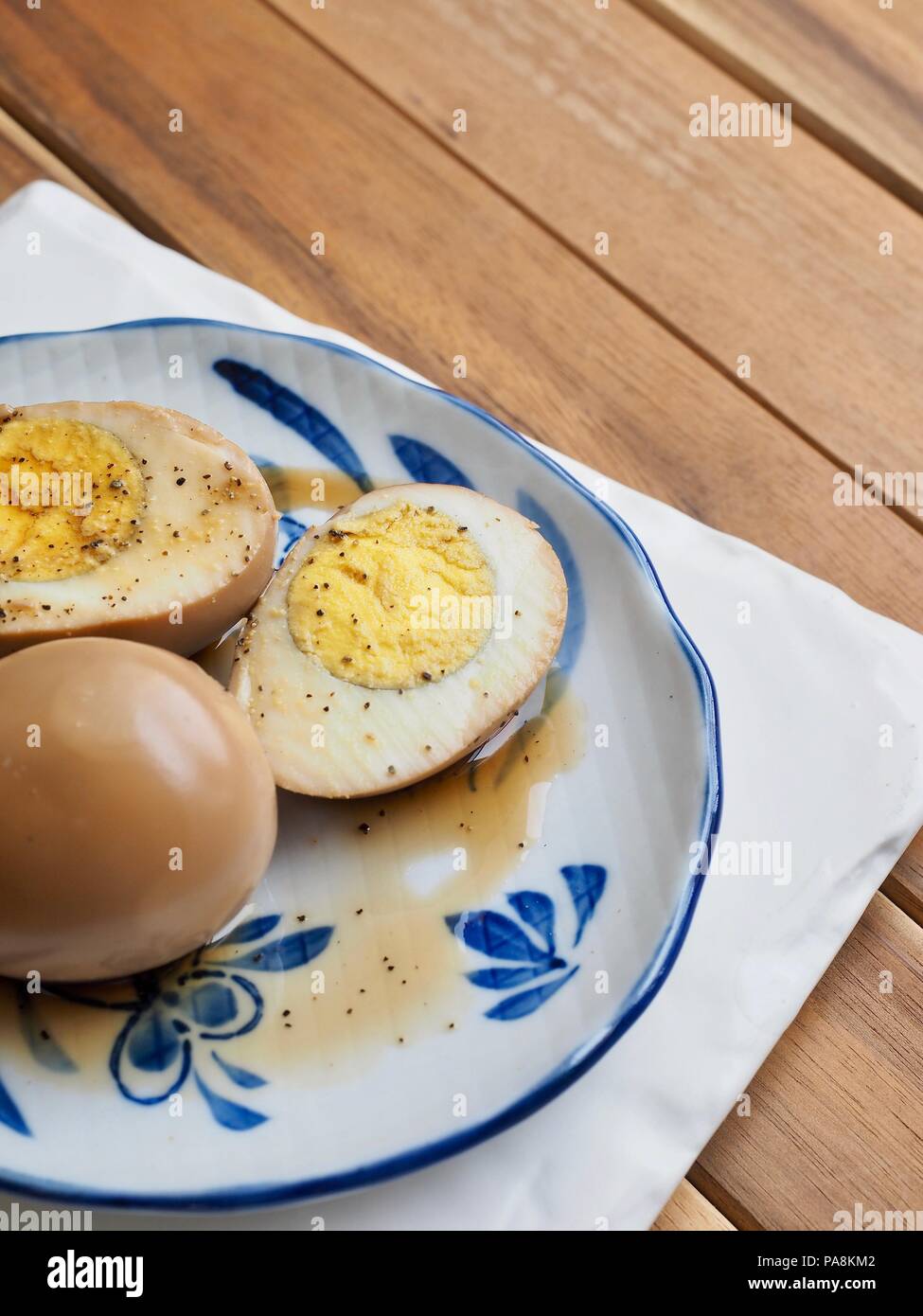 Korean food Soy Sauce Braised egg, Jangjorim Stock Photo Alamy