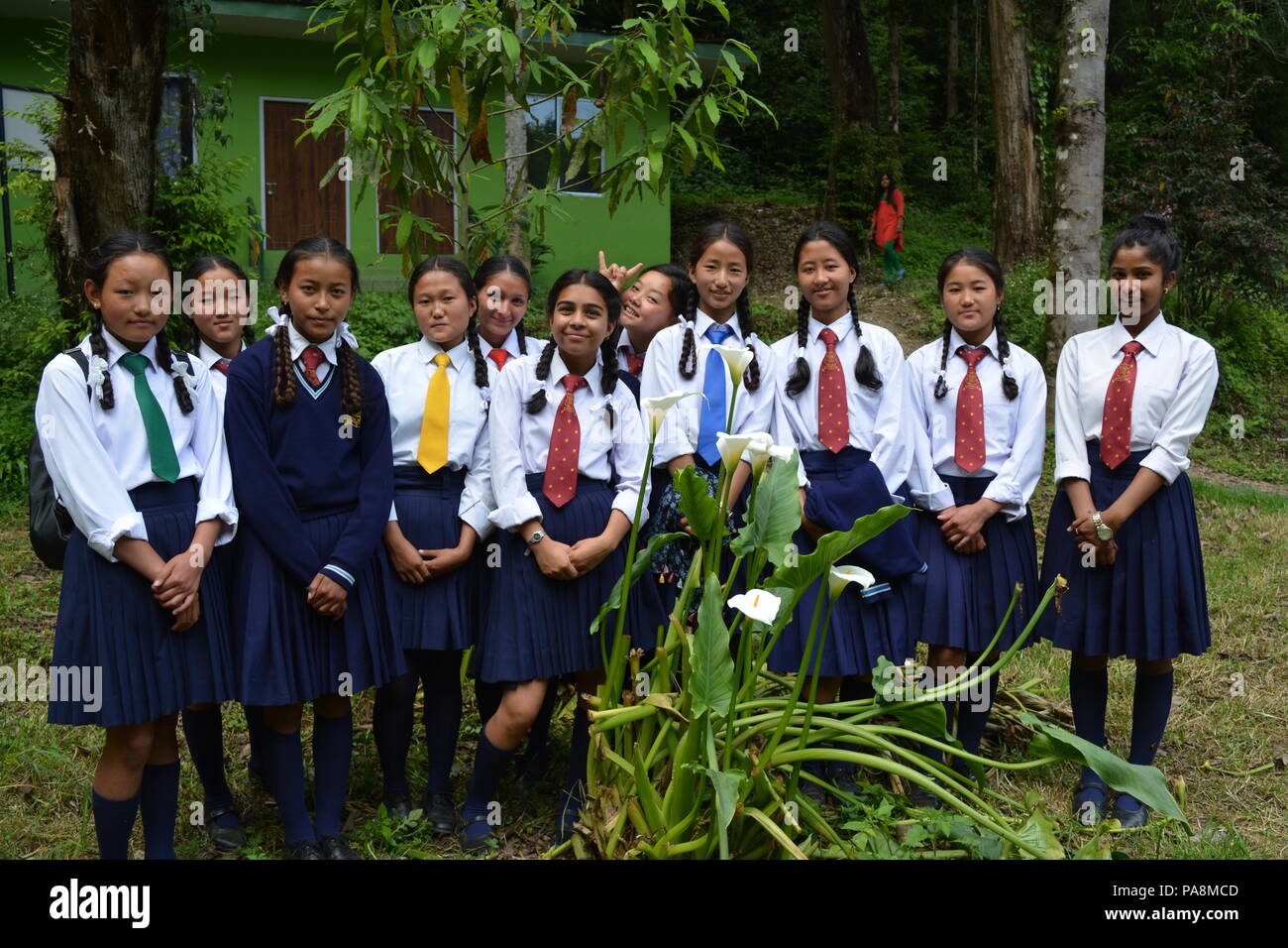 Pelling, West Sikkim, India. Travel photo. Stock Photo