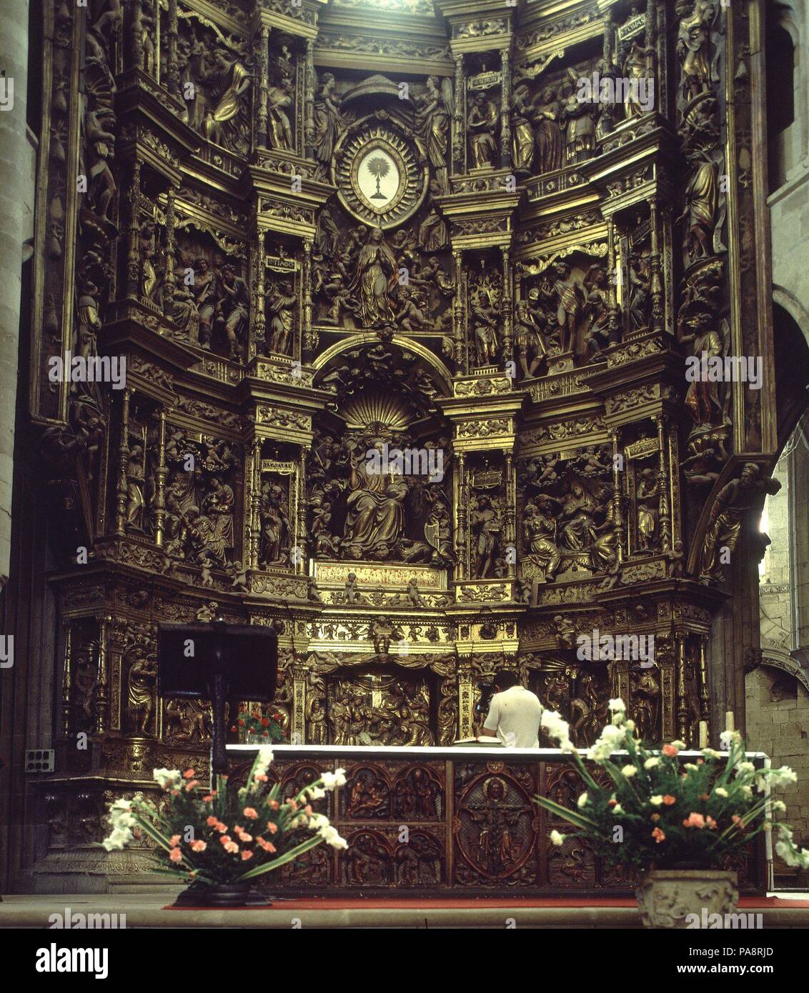 Retablo mayor catedral santo domingo calzada hires stock photography