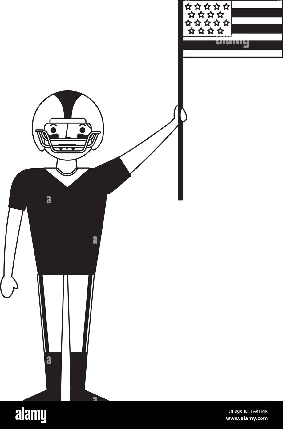 american football player with usa flag Stock Vector Image & Art Alamy american football player with usa flag Stock Vector Image & Art Alamy