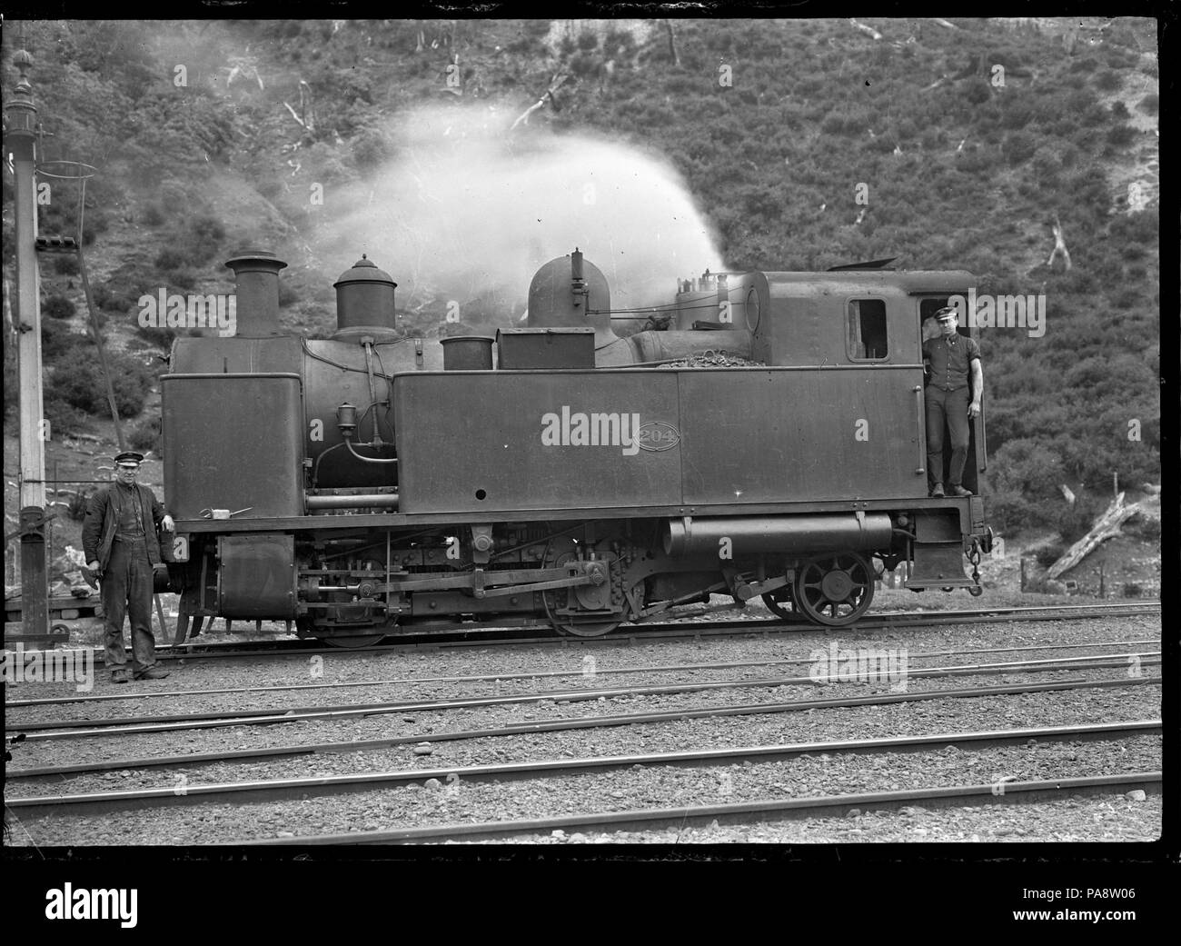 109 H class steam locomotive, no 204, 0-4-2T ATLIB 265625 Stock Photo