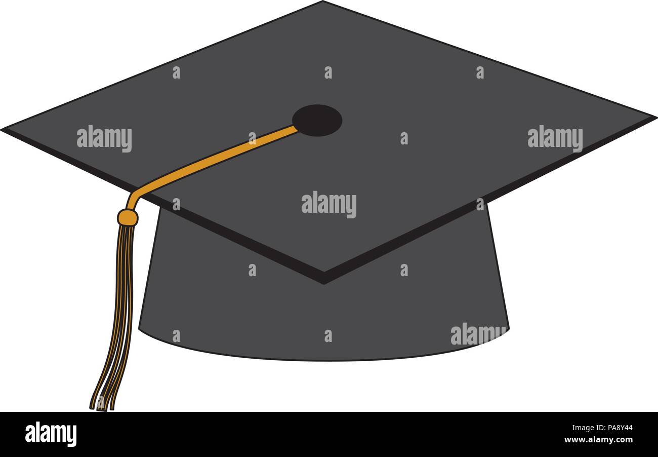 hat graduation isolated icon Stock Vector Image & Art - Alamy