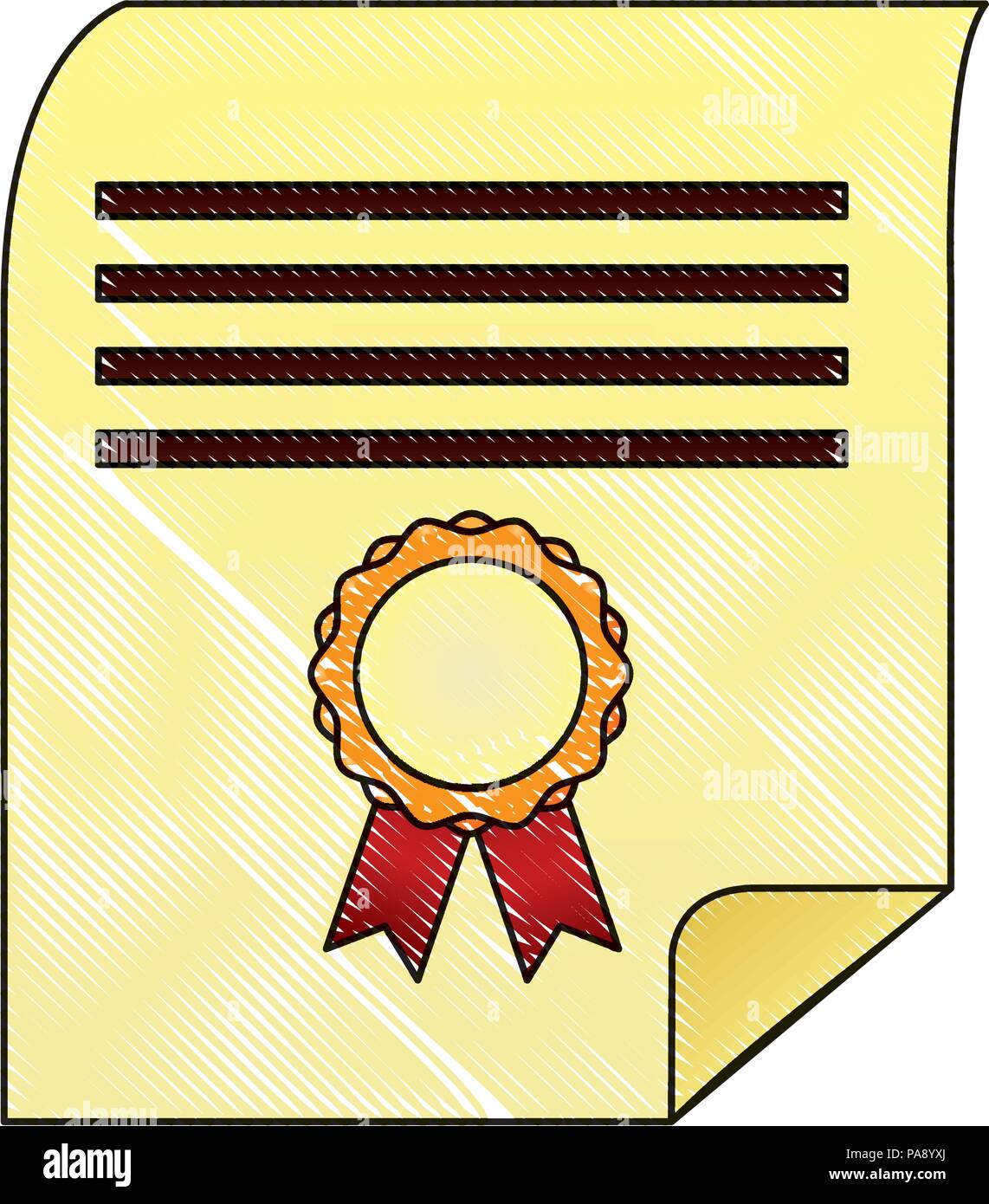 parchment diploma graduation icon Stock Vector Image & Art Alamy