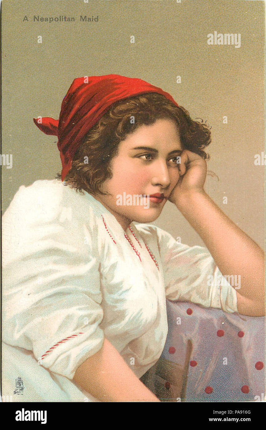 A Neapolitan maid Stock Photo Alamy