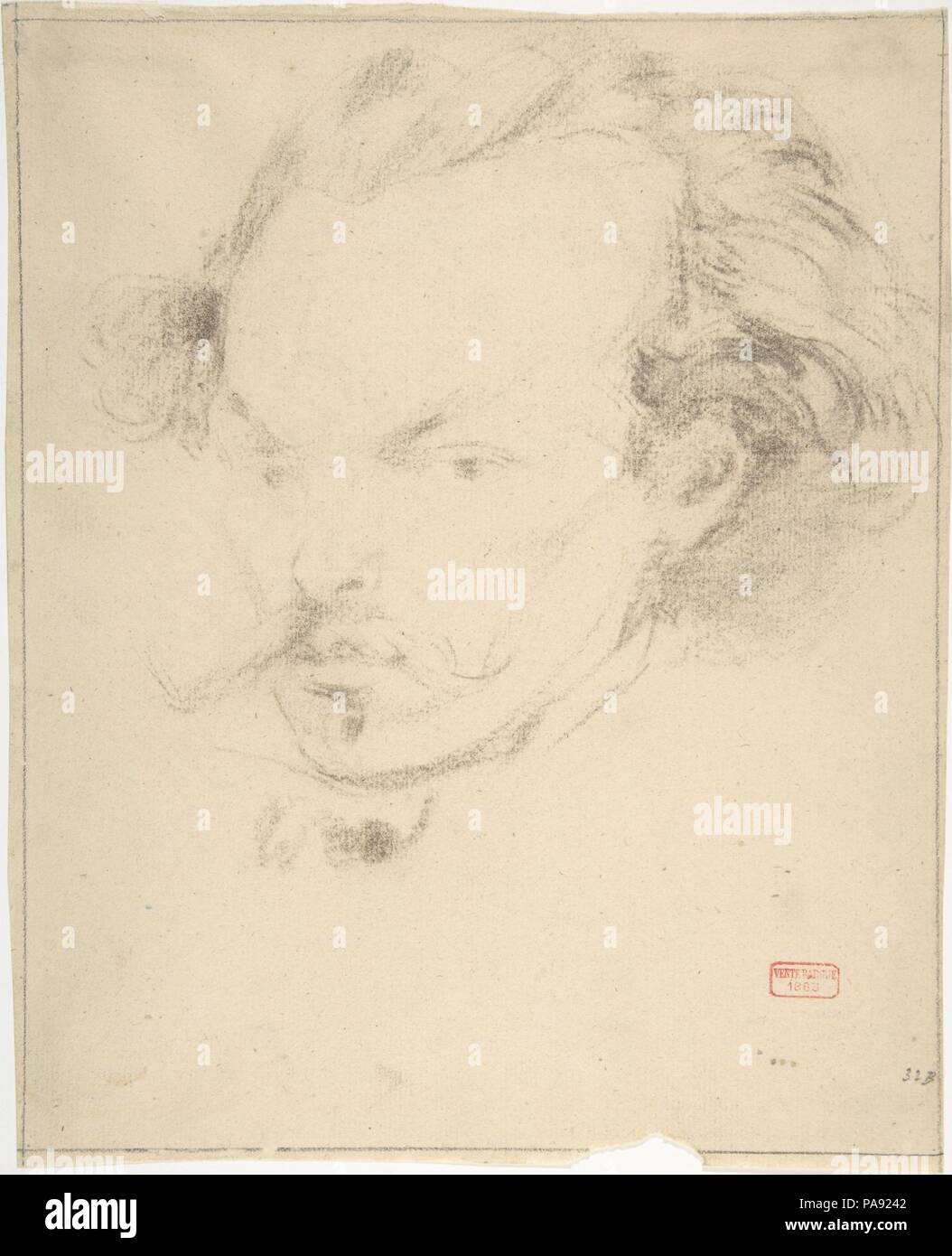 Portrait of the Artist (?). Artist Charles Bargue (French, Paris 1825/