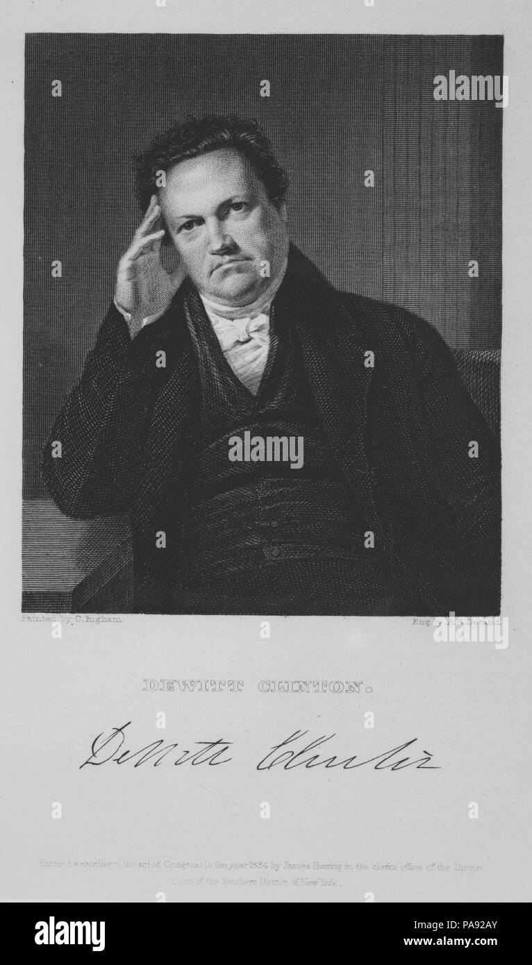 The National Portrait Gallery of Distinguished Americans, Vol. II. Artist: Edited and etched by James Barton Longacre (American, Delaware County, Pennsylvania 1794-1869 Philadelphia, Pennsylvania). Dimensions: 10 13/16 x 7 1/2 in. (27.5 x 19 cm). Editor: James Herring (American, 1794-1867). Etcher: R. W. Dodson (American, active 19th century). Publisher: Henry Perkins (Philadelphia, Pennsylvania). Date: 1835. Museum: Metropolitan Museum of Art, New York, USA. Stock Photo