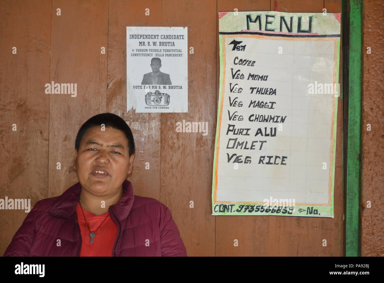Pelling, West Sikkim, India. Travel photo. Stock Photo