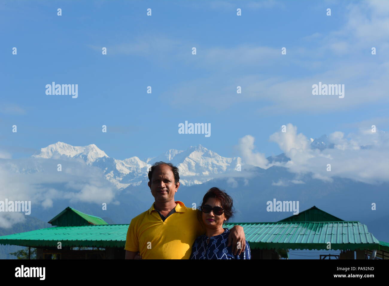 Pelling, West Sikkim, India. Travel photo. Stock Photo