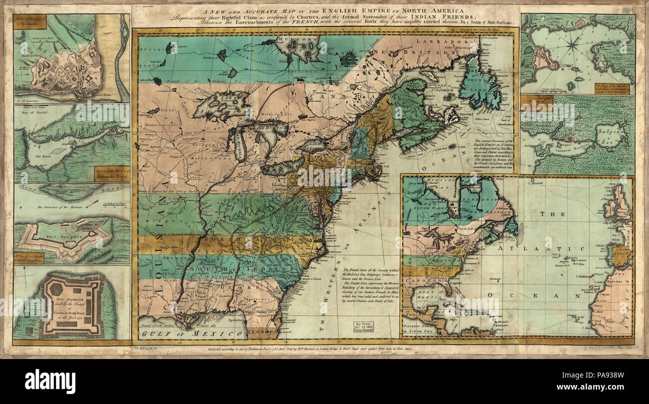 A new and accurate map of the English empire in North America ...