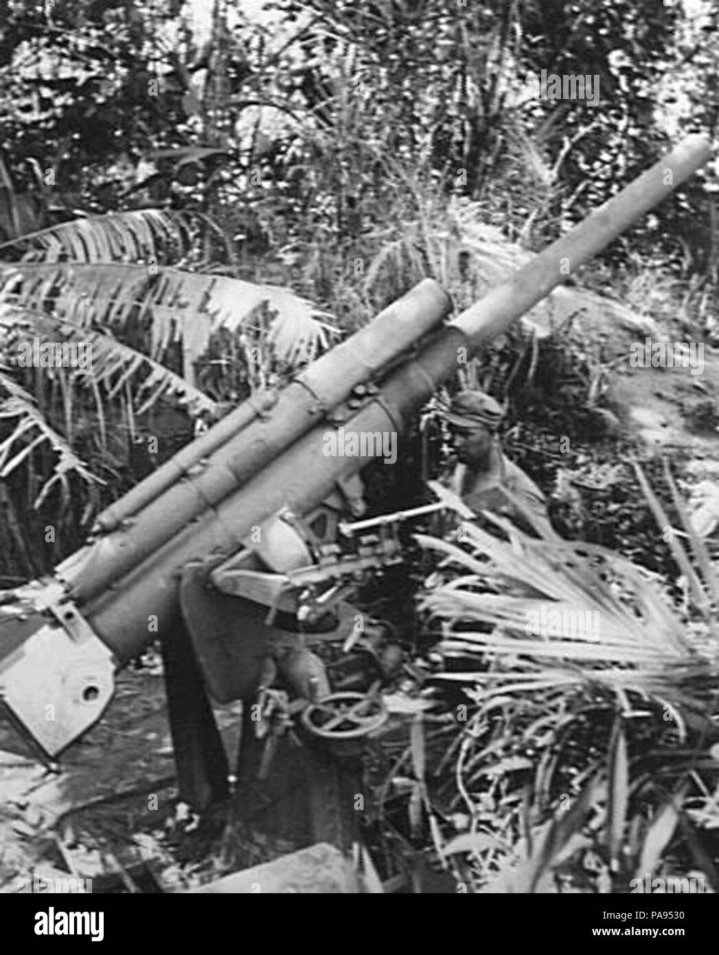 日本軍　写真 Japanese naval gun hi-res stock photography and images - Alamy