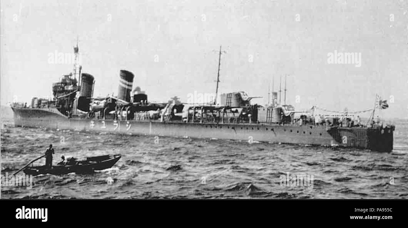 138 Japanese destroyer Shirayuki in 1931 Stock Photo Alamy
