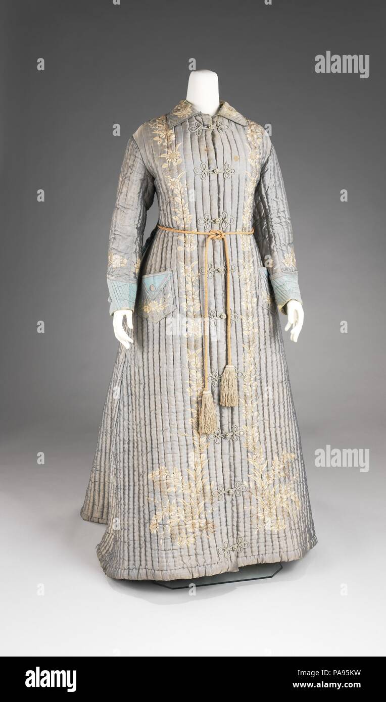 Dressing Gown Culture Japanese Date Ca 1875 Featured Is A