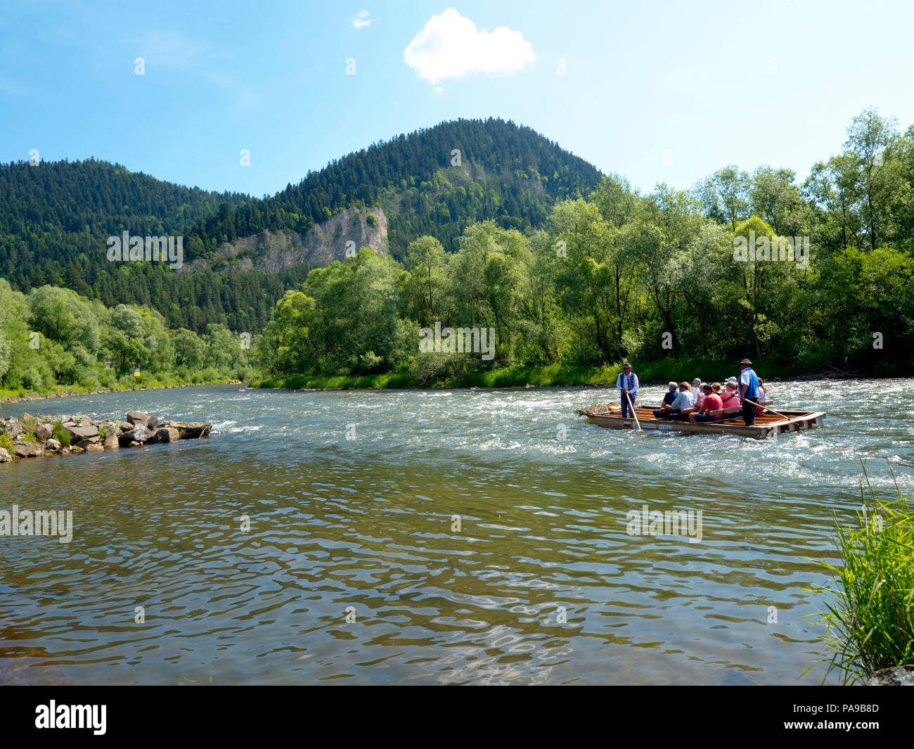 Polish Rivere Raft River rafting on dunajec river hi-res stock photography and images - Alamy