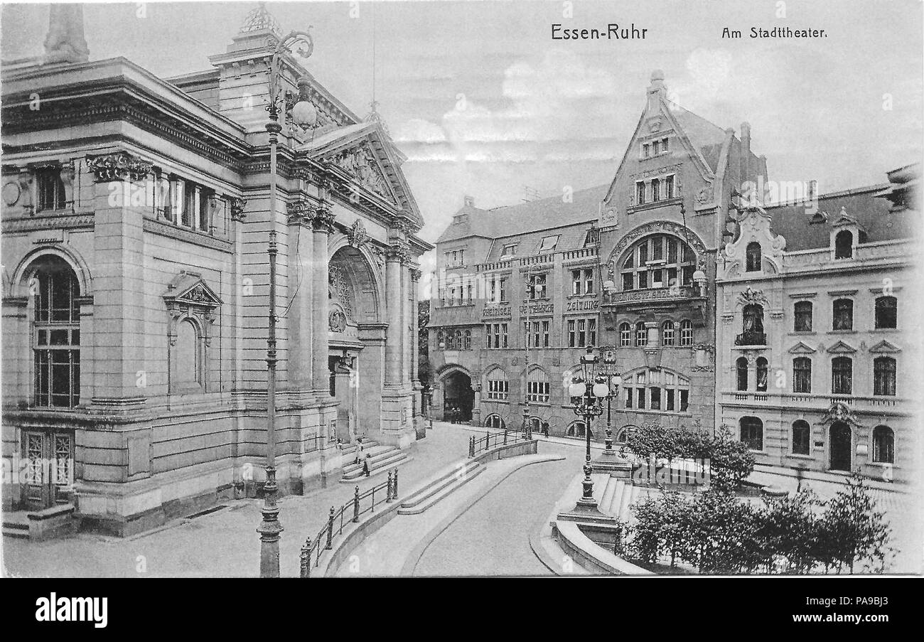 627 Essen-Ruhr Stadttheater Stock Photo - Alamy