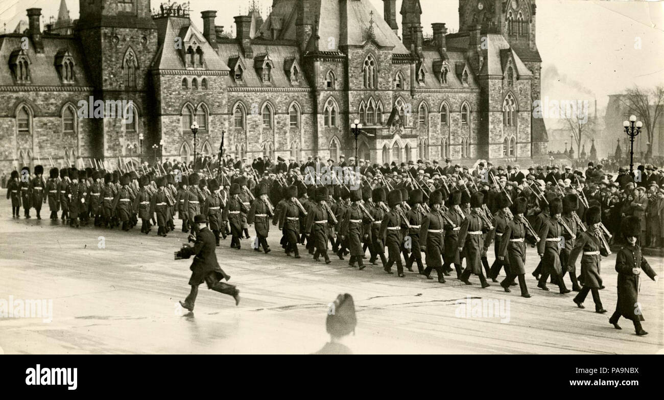 222 Royal 22e régiment, défilant devant le Parlement d'Ottawa Stock ...