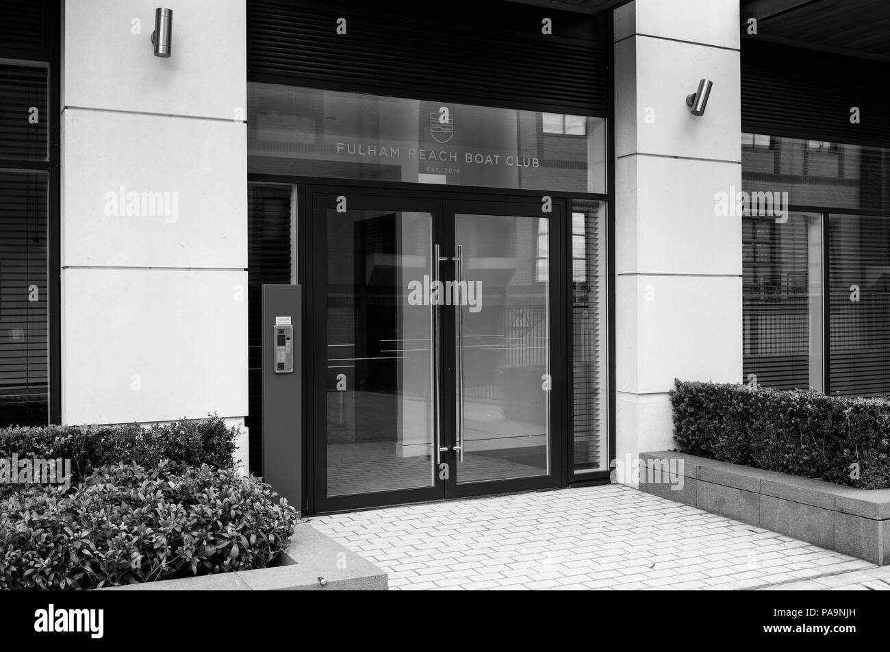 Hammersmith, Greater London, Entrance, 'Fulham Reach RC... - . Sunday.  24.07.2016, © Peter SPURRIER Stock Photo