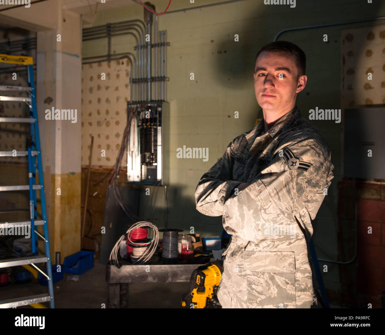 Airman 1st Class Joshua Sprinkles, a 354th Civil Engineer Squadron