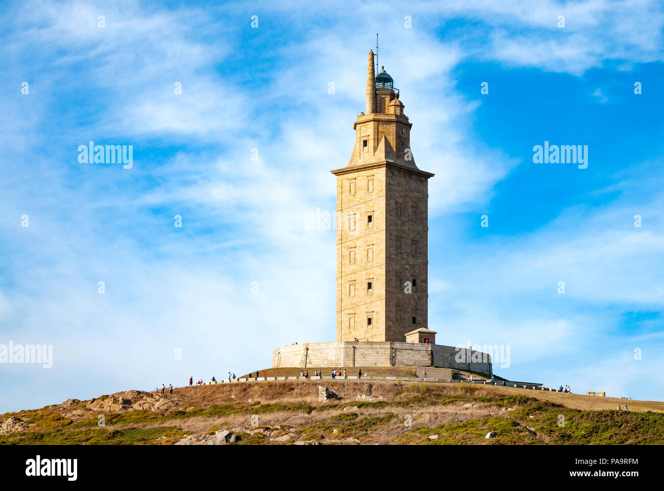 Torre de Hercules, Coruna, Spain Stock Photo
