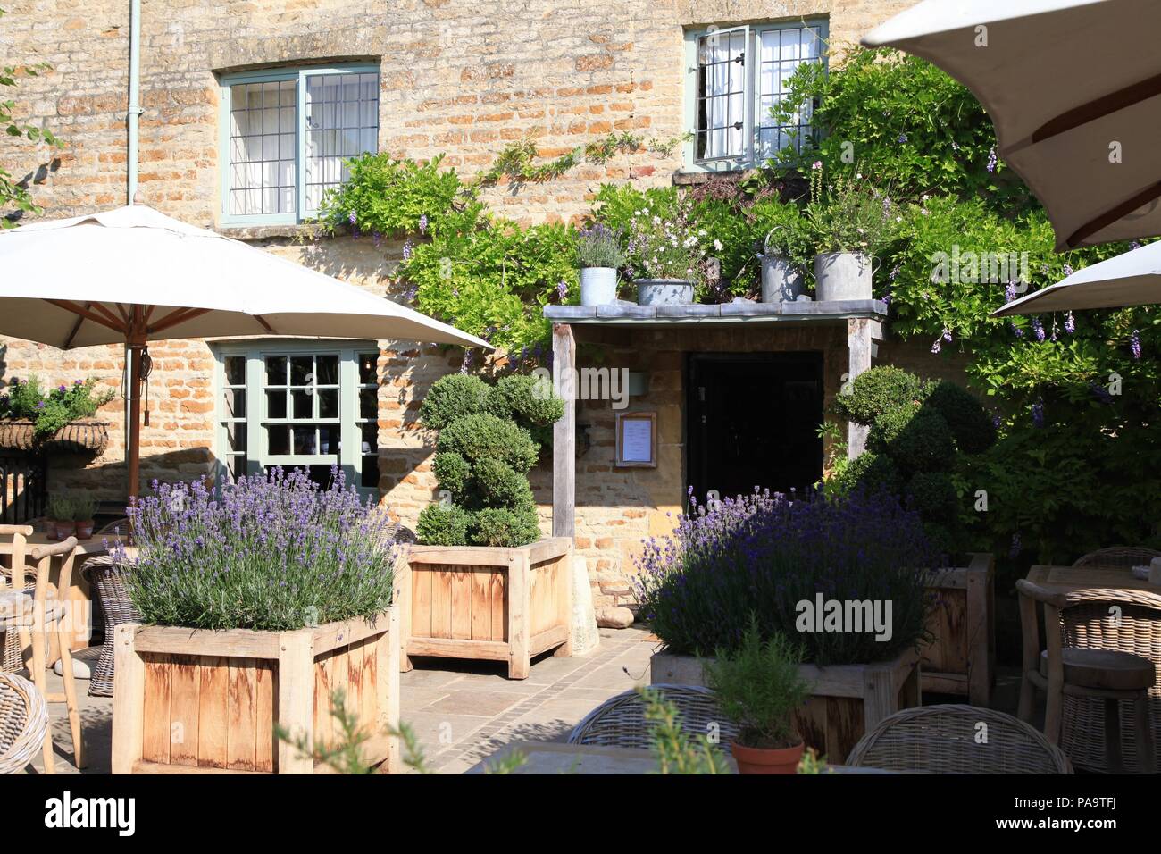 The Wild Rabbit, Kingham, Oxfordshire, UK Stock Photo Alamy
