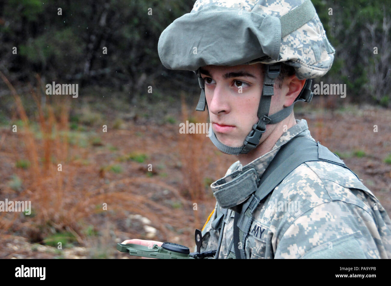 Spc. Connor Walraven, assigned to the U.S. Army Reserve 's 319th Army