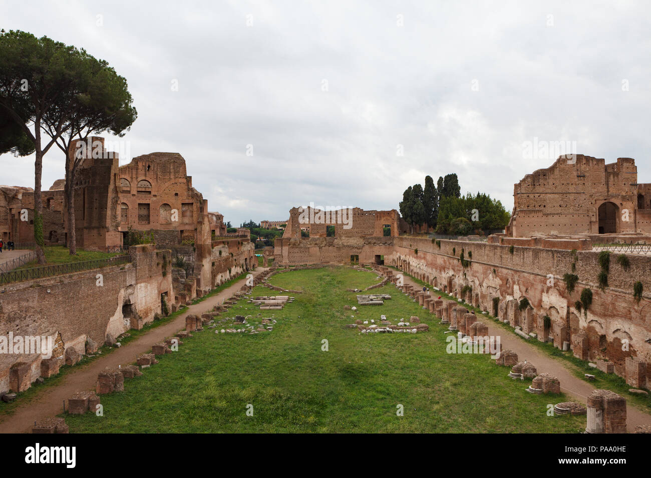 Palace Of The Emperor Domitian Also Known As Domitian s Stadium Stadio 