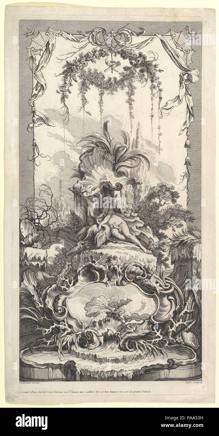 Leda and the swan by françois boucher hires stock photography and