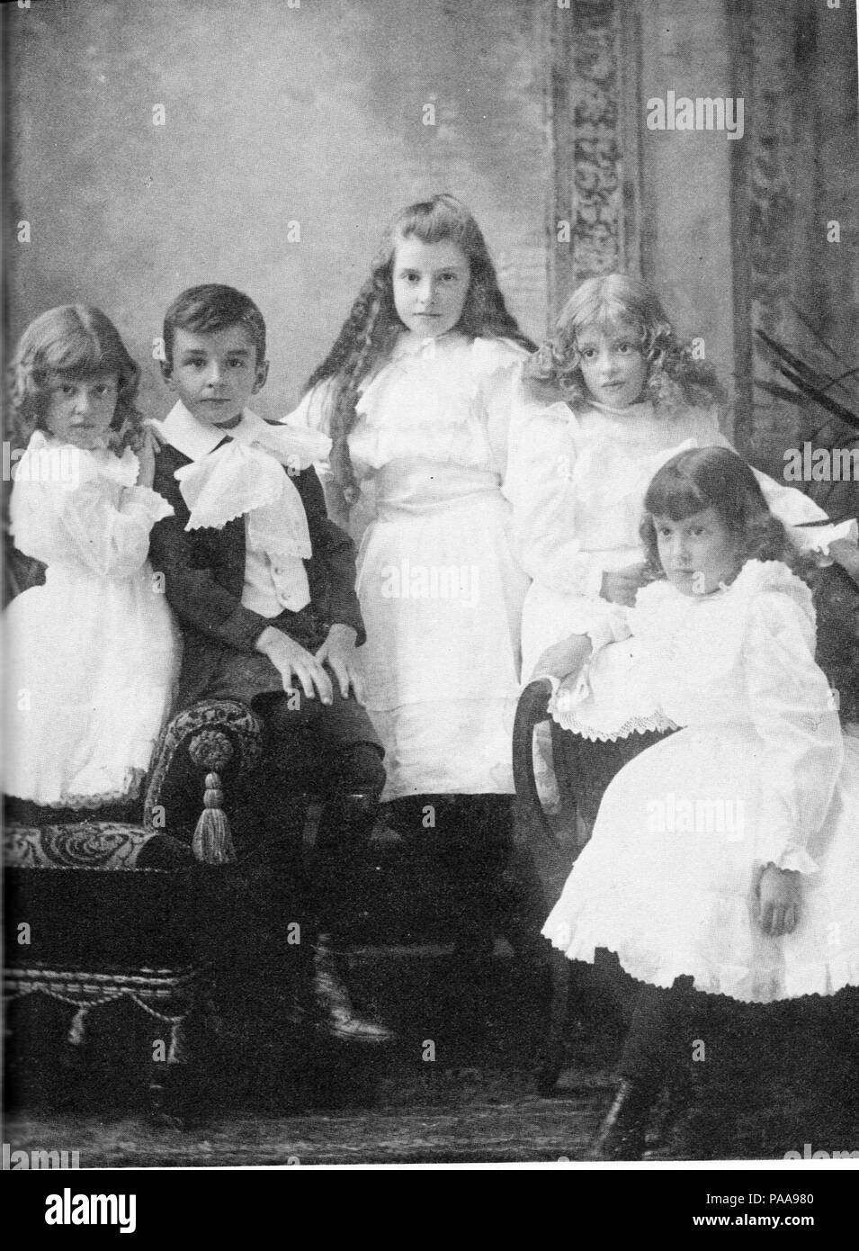 170 Maurice Duplessis et ses soeurs Stock Photo
