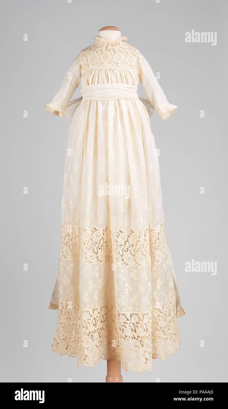 Christening dress. Culture: American. Date: 1890. Museum: Metropolitan  Museum of Art, New York, USA Stock Photo - Alamy