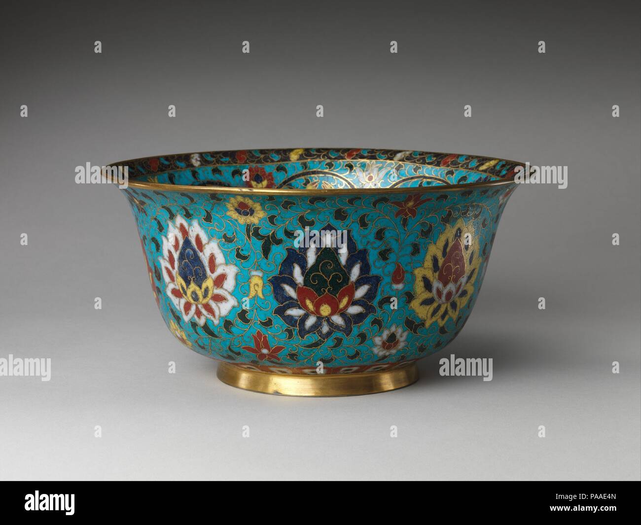 Bowl With The Eight Buddhist Treasures Culture China Dimensions