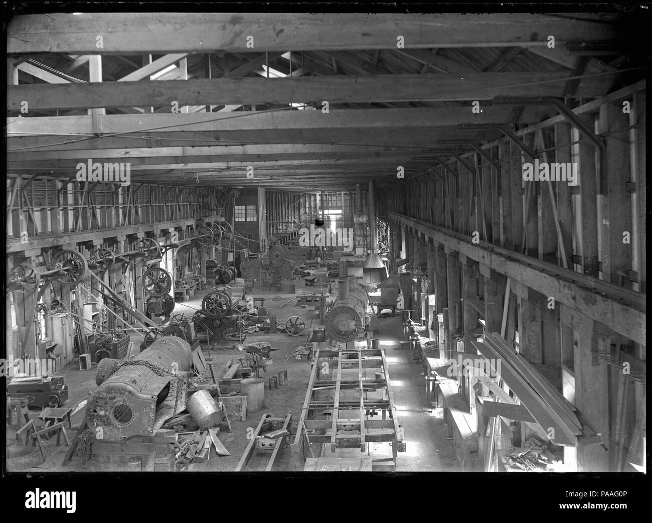 197 Petone Railway Boiler shop. ATLIB 283435 Stock Photo Alamy