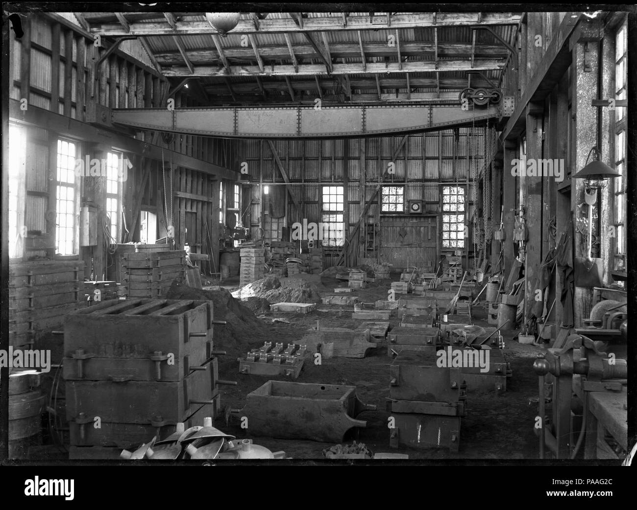 Iron foundry Black and White Stock Photos & Images - Alamy